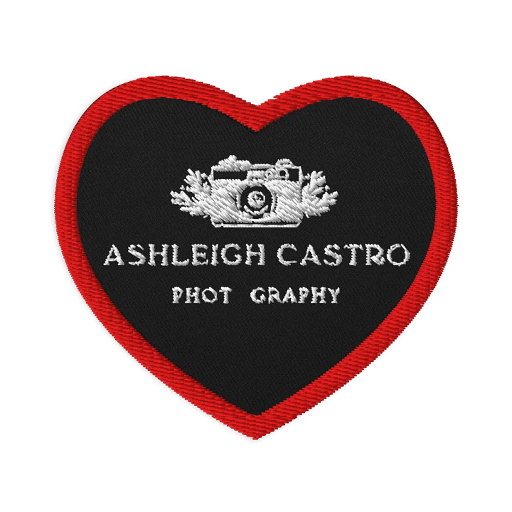 Botanical Camera Logo Heart Patch product image (1)