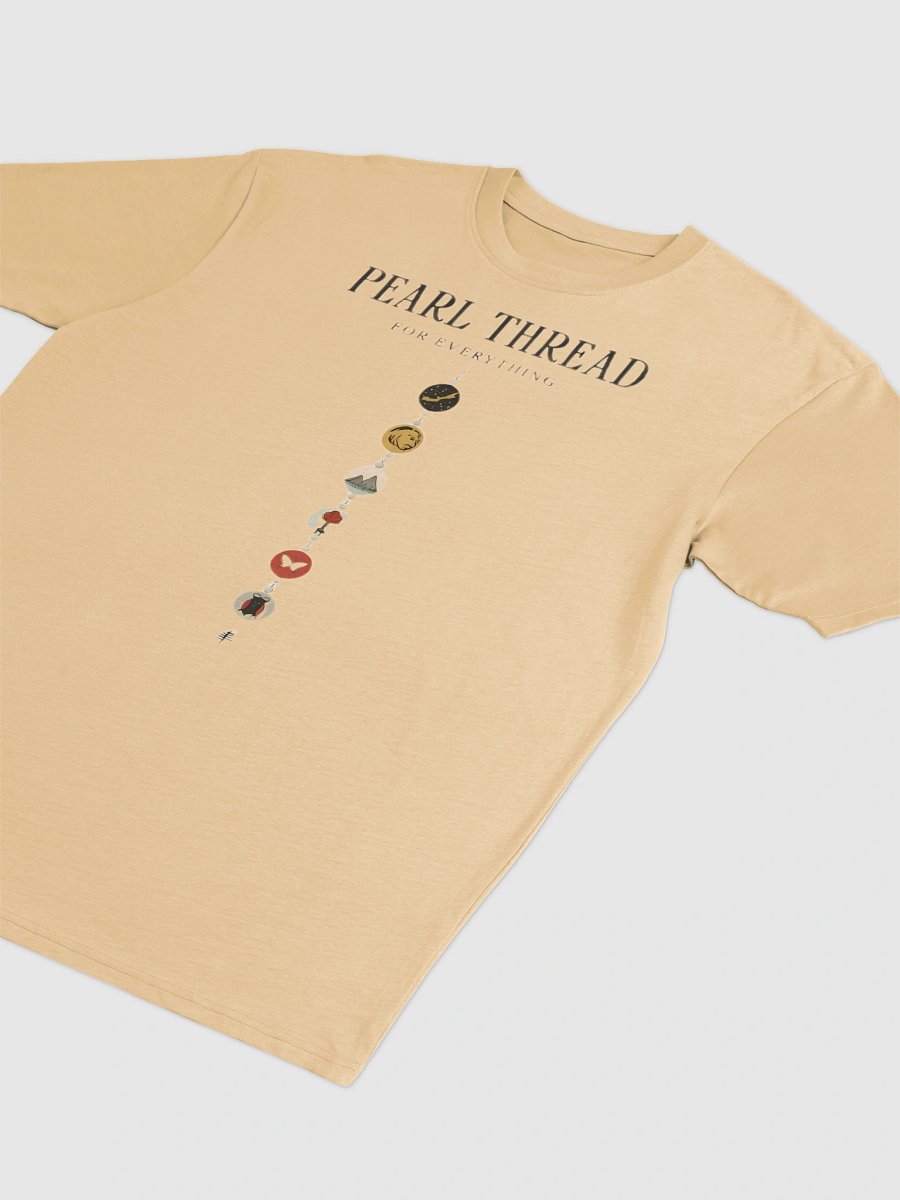 Elegant Pearl Thread Art Print | Bohemian Decor Heavyweight Tee product image (4)