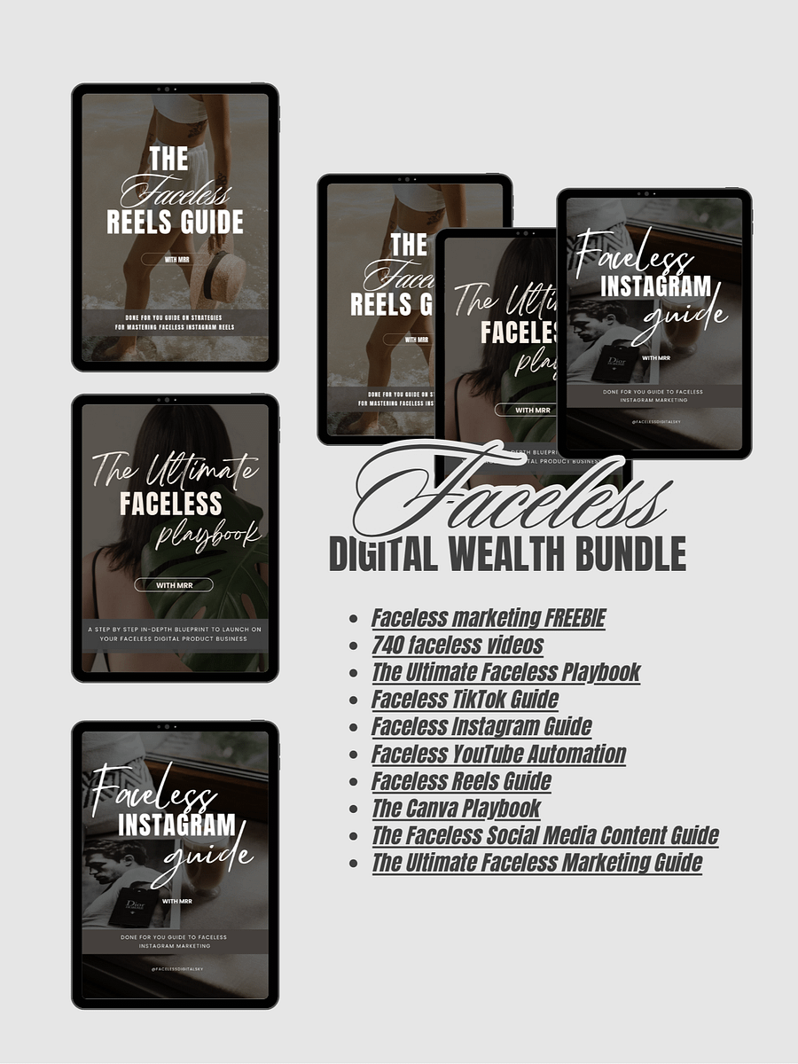 Faceless Marketing Bundle product image (1)