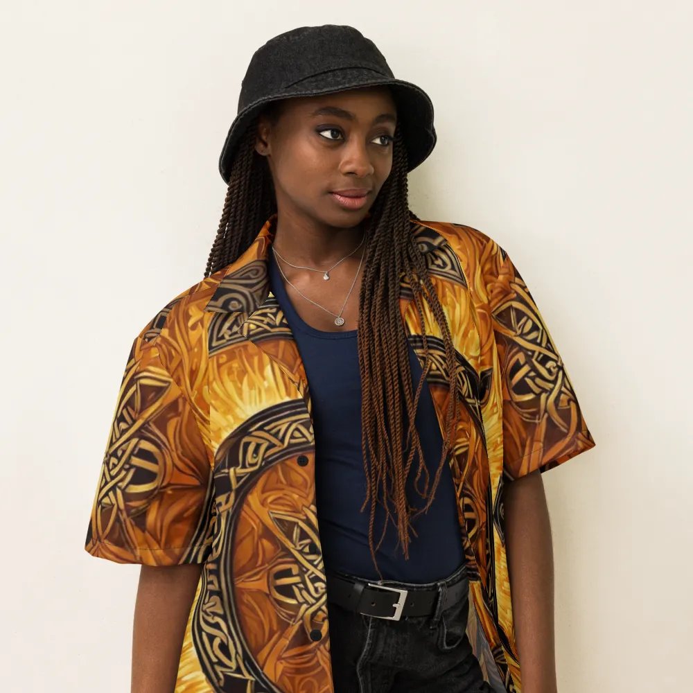 Fiery Symbology Hawaiian Shirt product image (6)