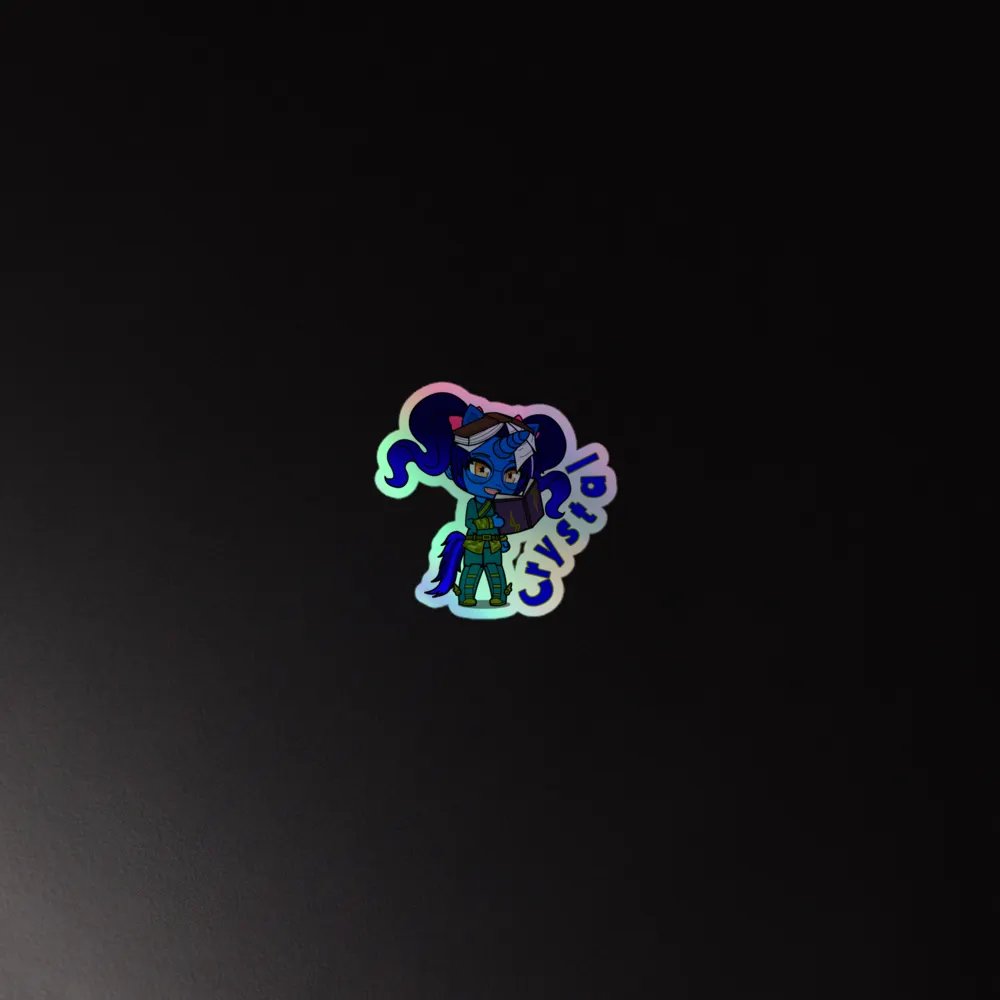 Crystal - Shadow Unicorns - rainbow sticker product image (2)
