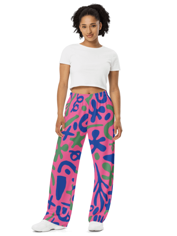 Dreamy Unisex Wide-Leg Pants product image (3)