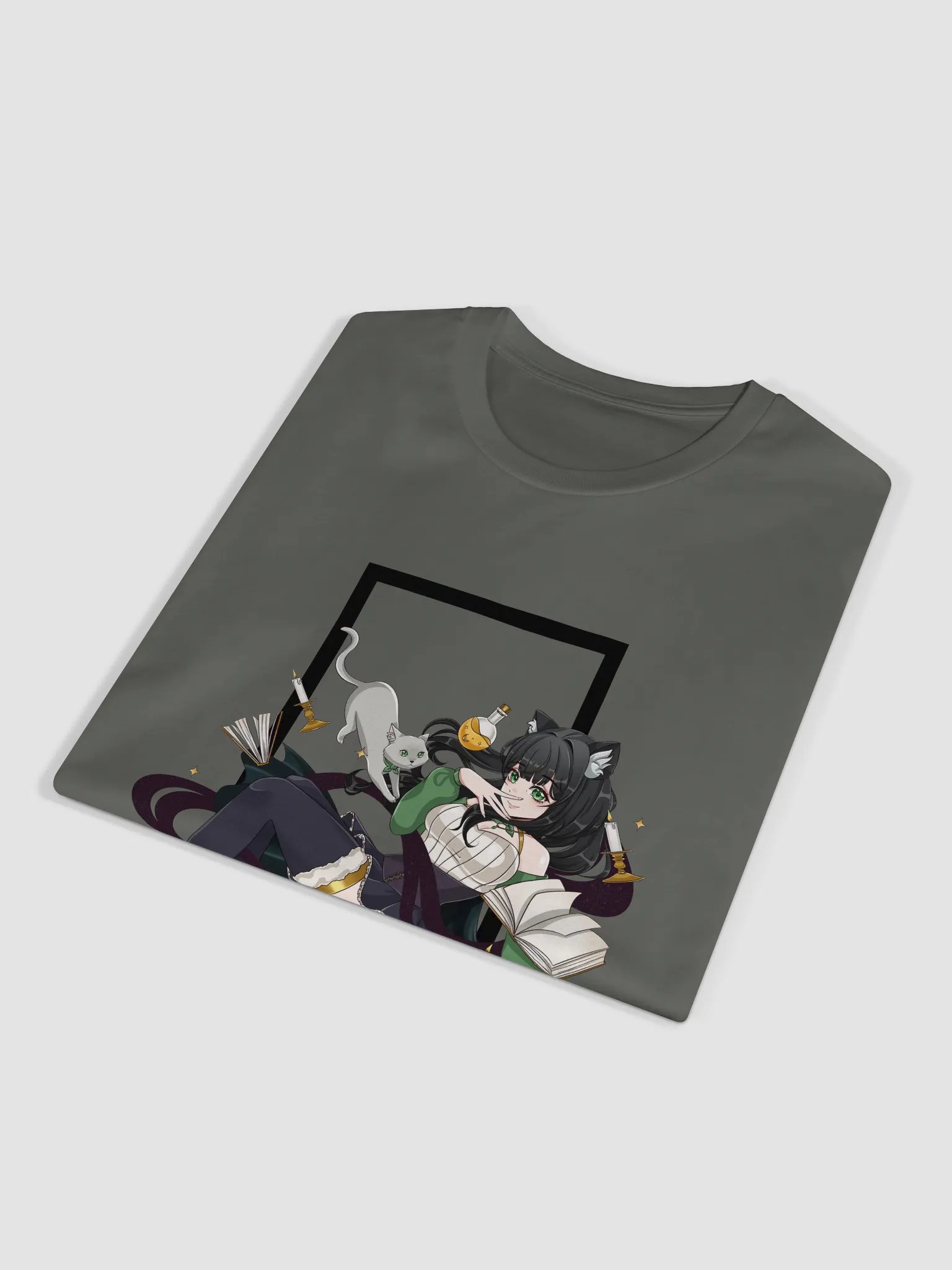 Whimsical Cat Girl Unisex Tee product image (4)