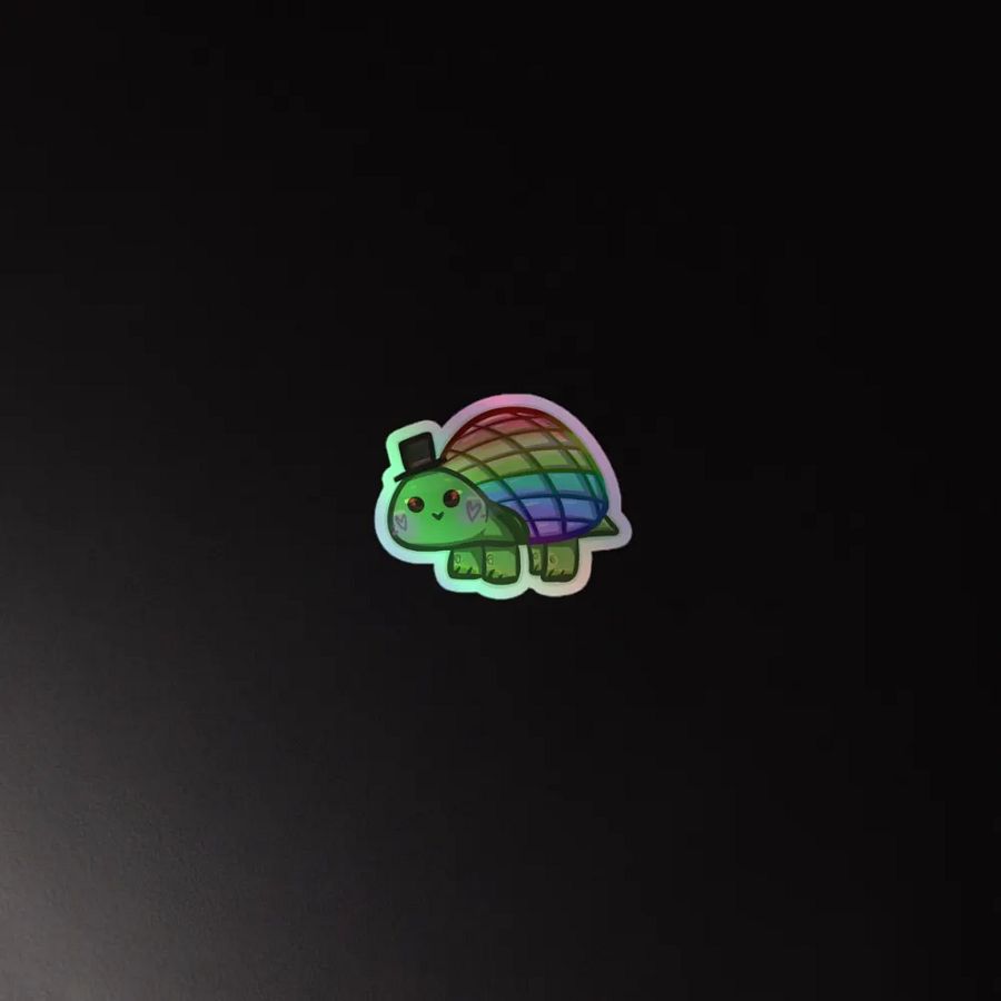 Gay Turtle - LGBT Turtle Rainbow Flag Shell product image (4)