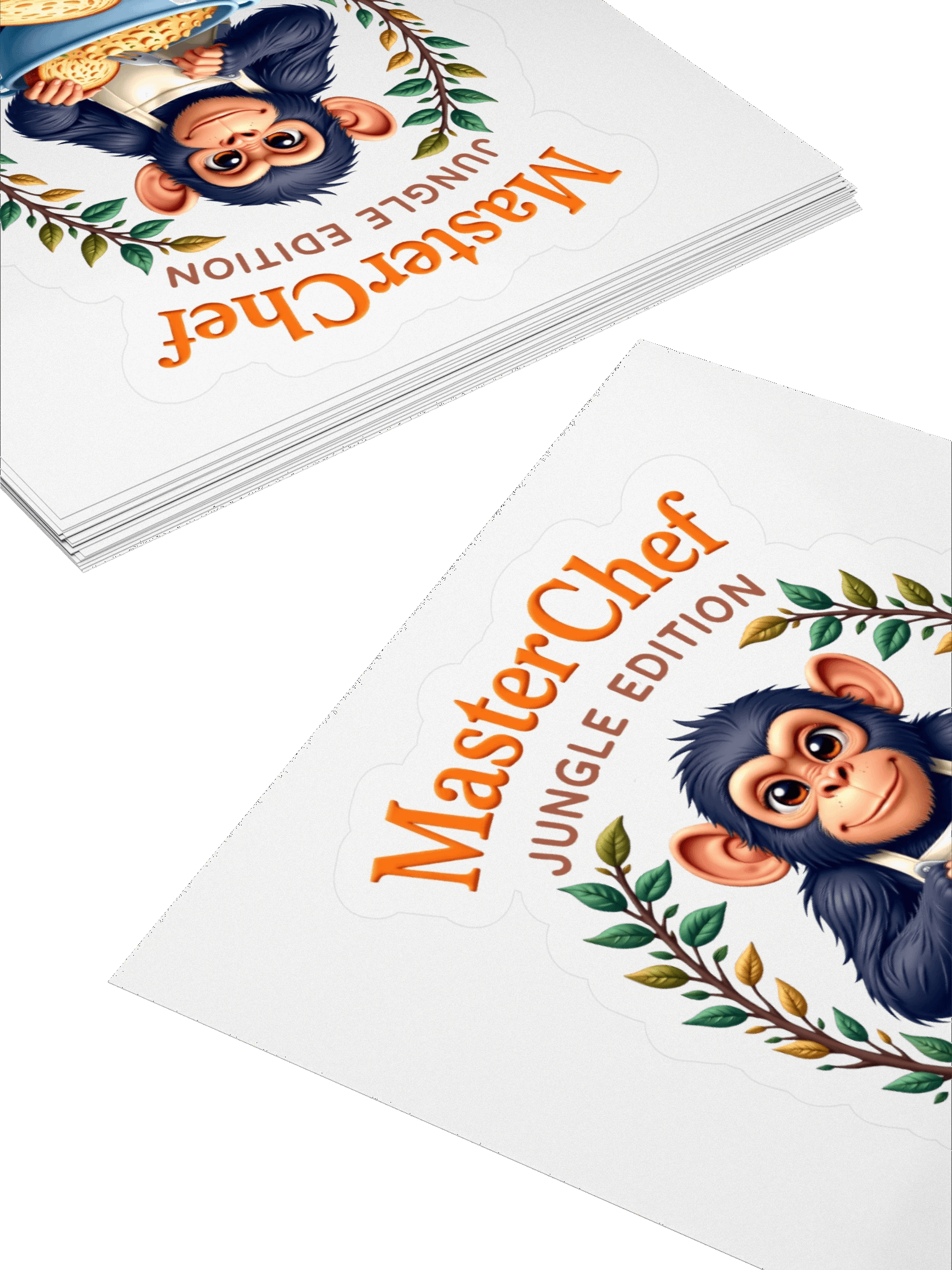 Jungle Chef Kiss Cut Stickers product image (10)