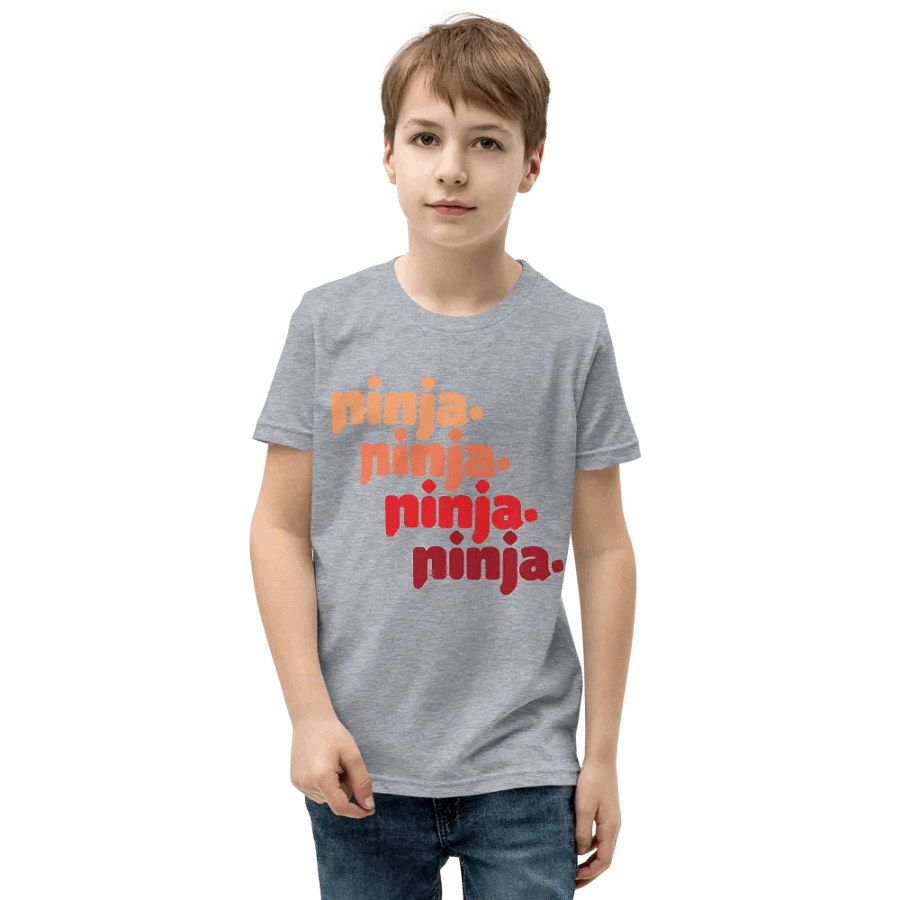 Quad Ninja Kids Tee: Orange product image (2)