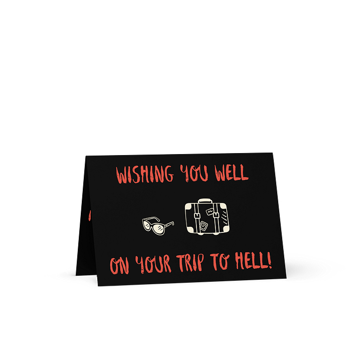 Hellish Trip Greeting Card product image (1)