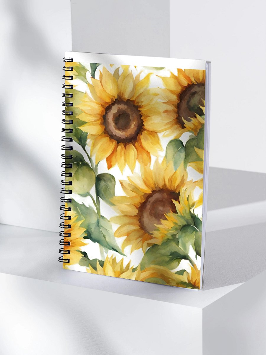 Sunflower Serenade Spiral Notebook product image (4)
