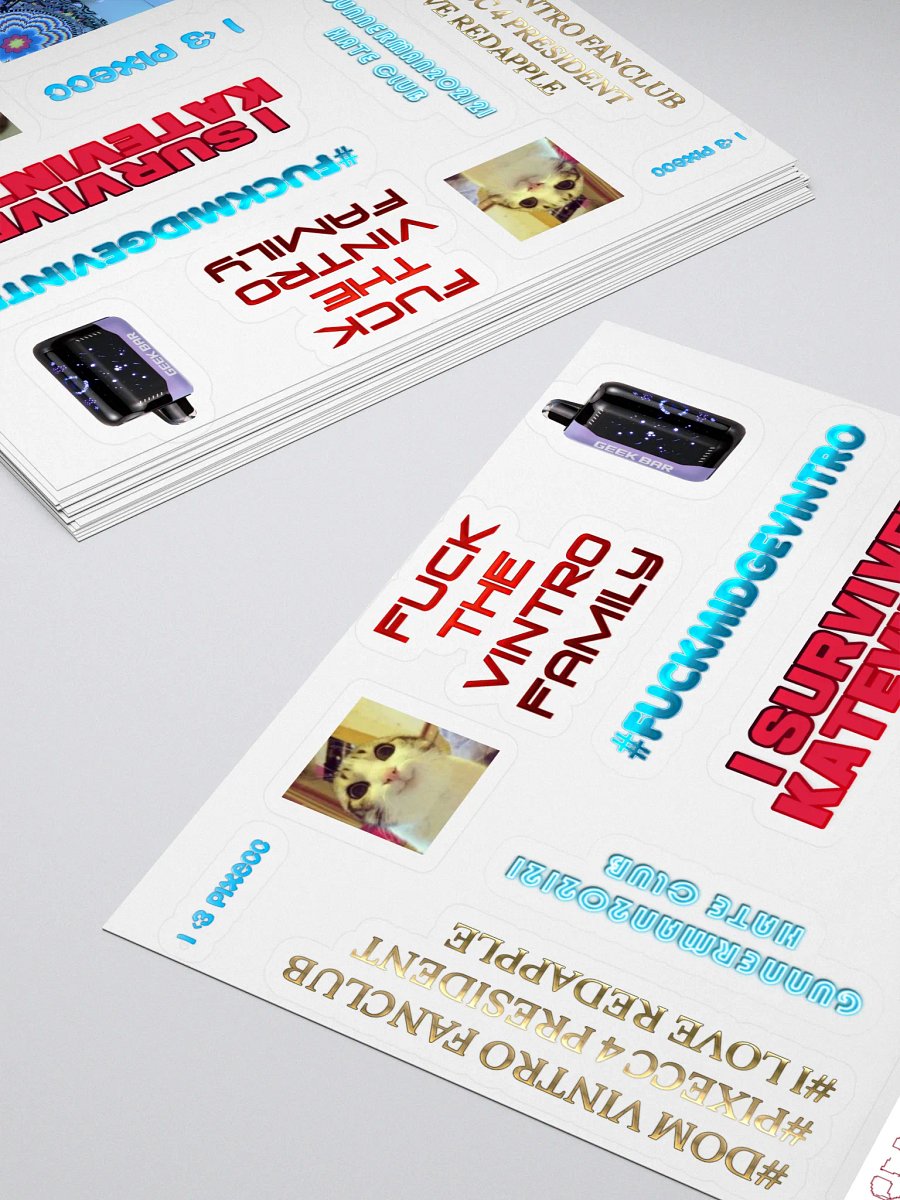 CHEAP GOATED STICKER SHEET product image (4)