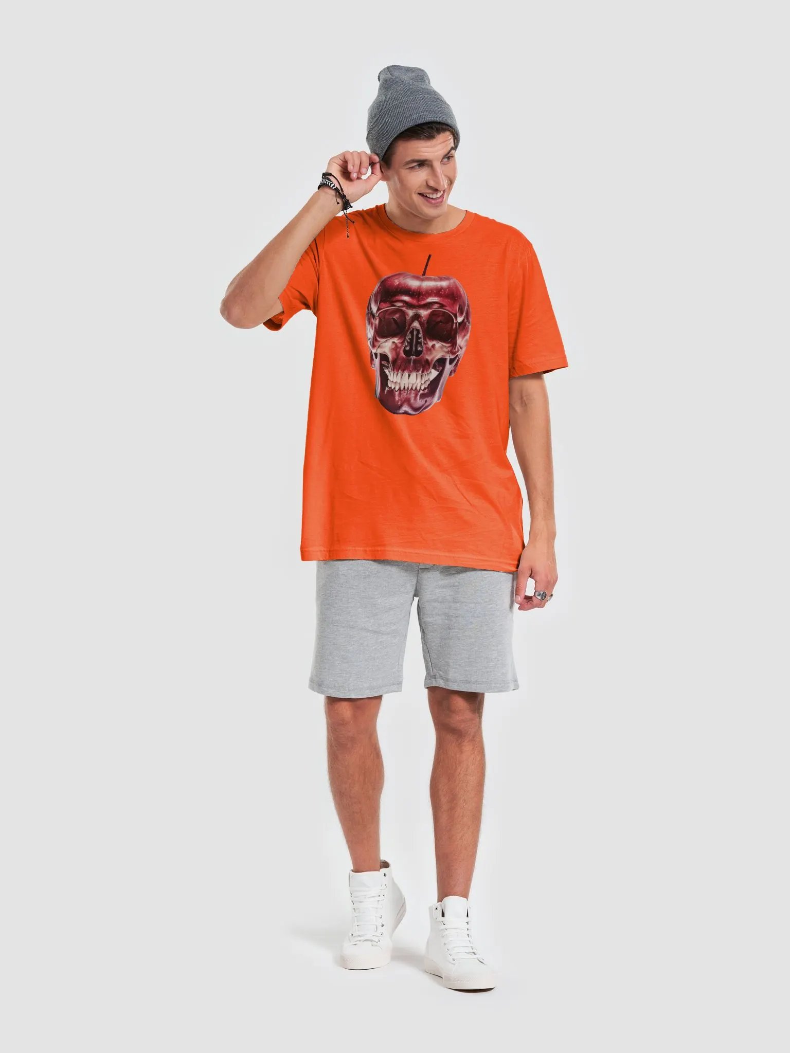 Macabre Apple Skull T-Shirt product image (3)