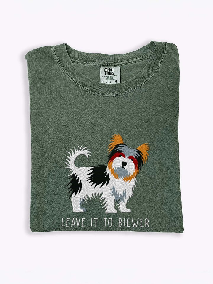 Leave It to Biewer T-Shirt(Embroidered) of a Biewer Terrier product image (1)