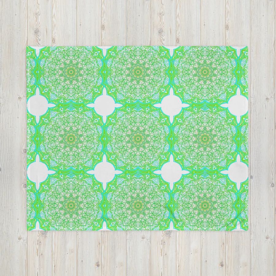 Mystic Garden Throw Blanket product image (6)