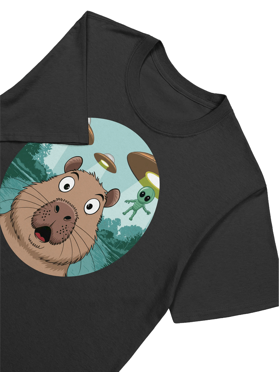 Capybara Extraterrestrial Encounter Unisex T-Shirt product image (14)