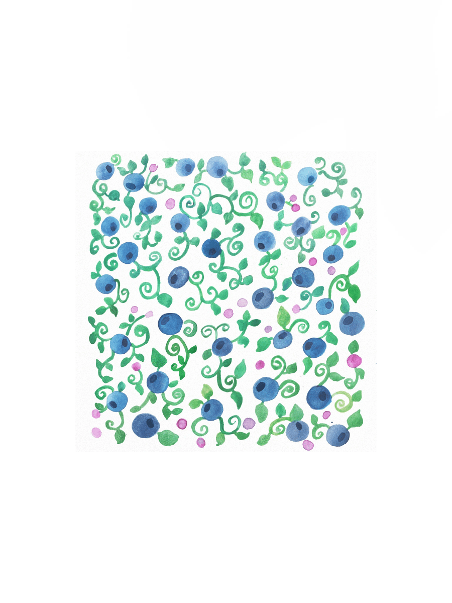 Blueberries Art Print product image (1)