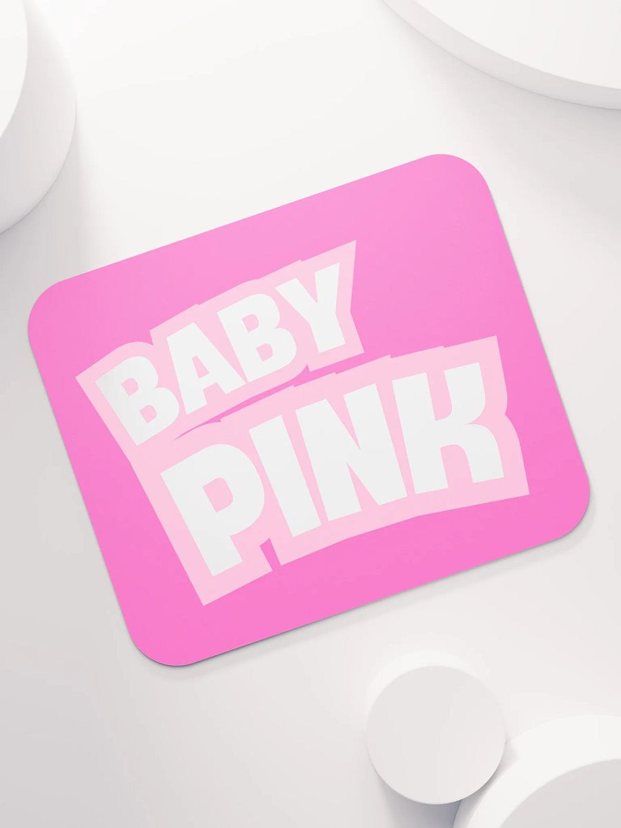 Baby Pink Mouse Pad product image (2)