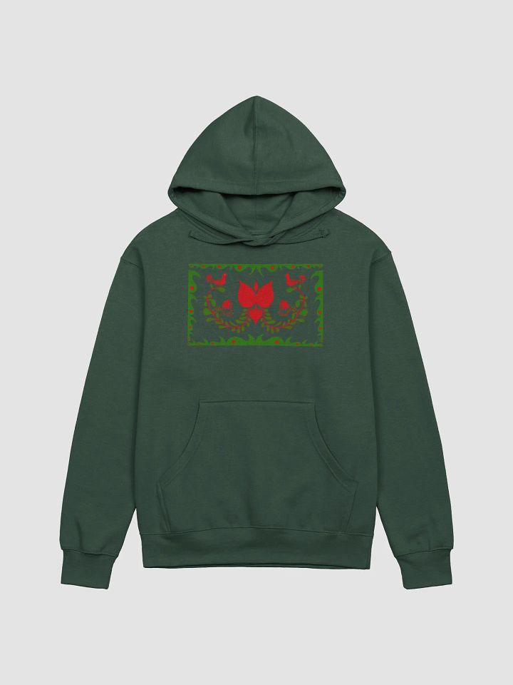 Hungarian Green Floral Bliss Hoodie product image (1)