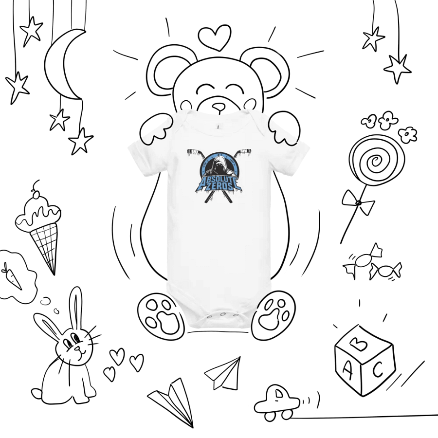 Bella+Canvas Baby Short Sleeve White One Piece product image (7)