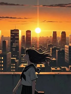 “The One Who Jumped” Anime short story. #CapCut #sunoai #grok #animeart #shortstory