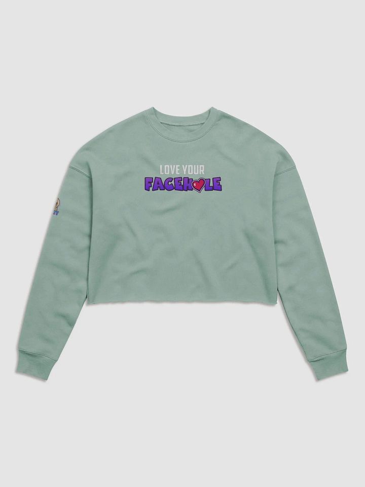 Love Your Facehole Cropped Sweater product image (2)