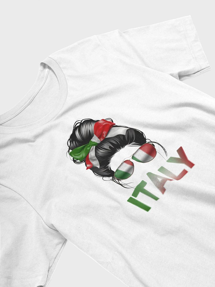 Italian Flag Inspired Bun and Sunglasses T-Shirt product image (24)