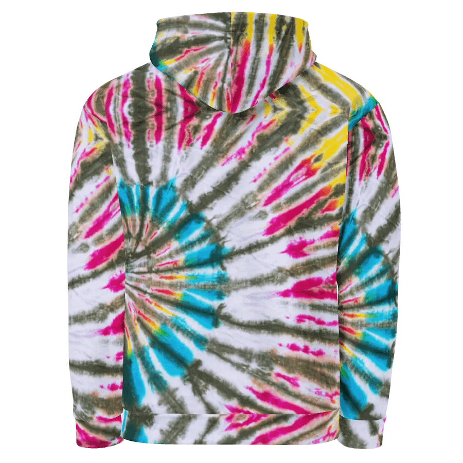 Cosmic Burst Spiral Tie-Dye Hoodie product image (3)