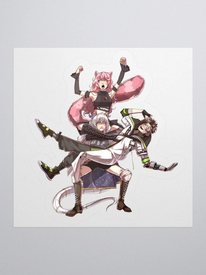 Powerscuff Stack Sticker product image (1)