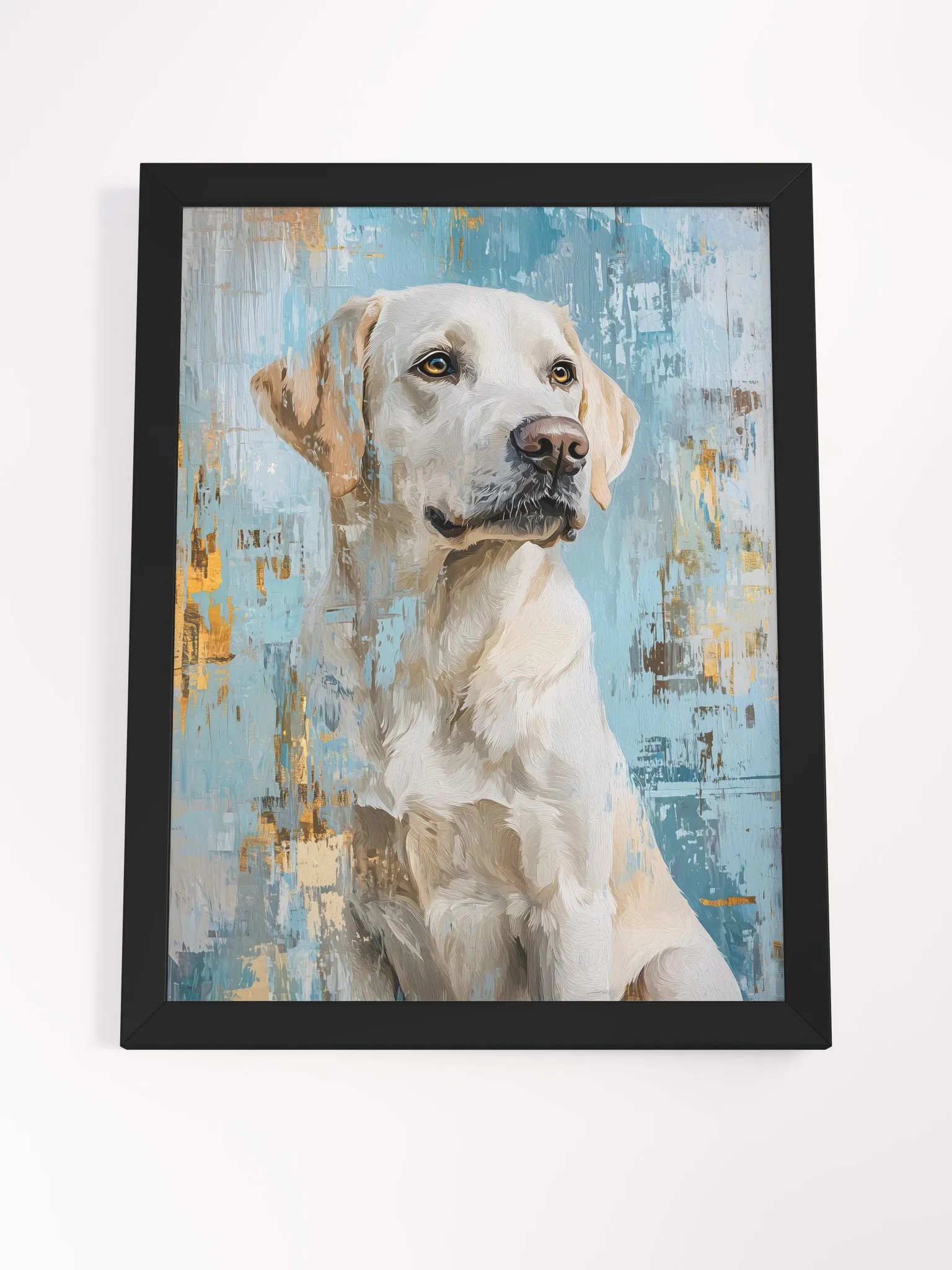 Labrador Retriever Abstract Framed Poster Art product image (30)