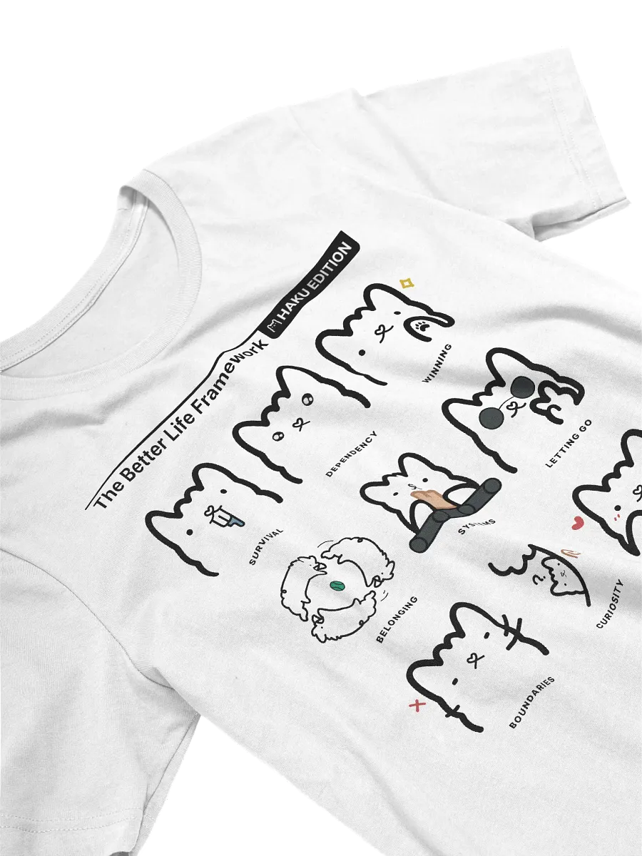Better Life Framework Tee (HAKU) [WHITE] product image (3)