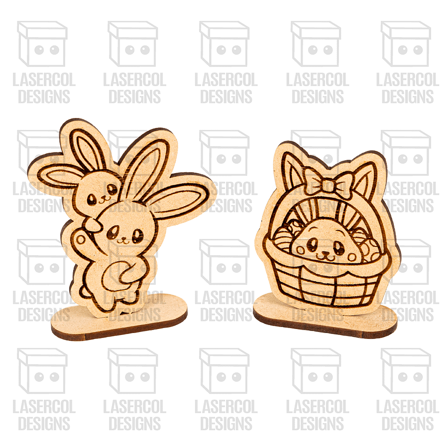 Easter Cutouts With Base Set 4 - Laser Cut Files product image (4)