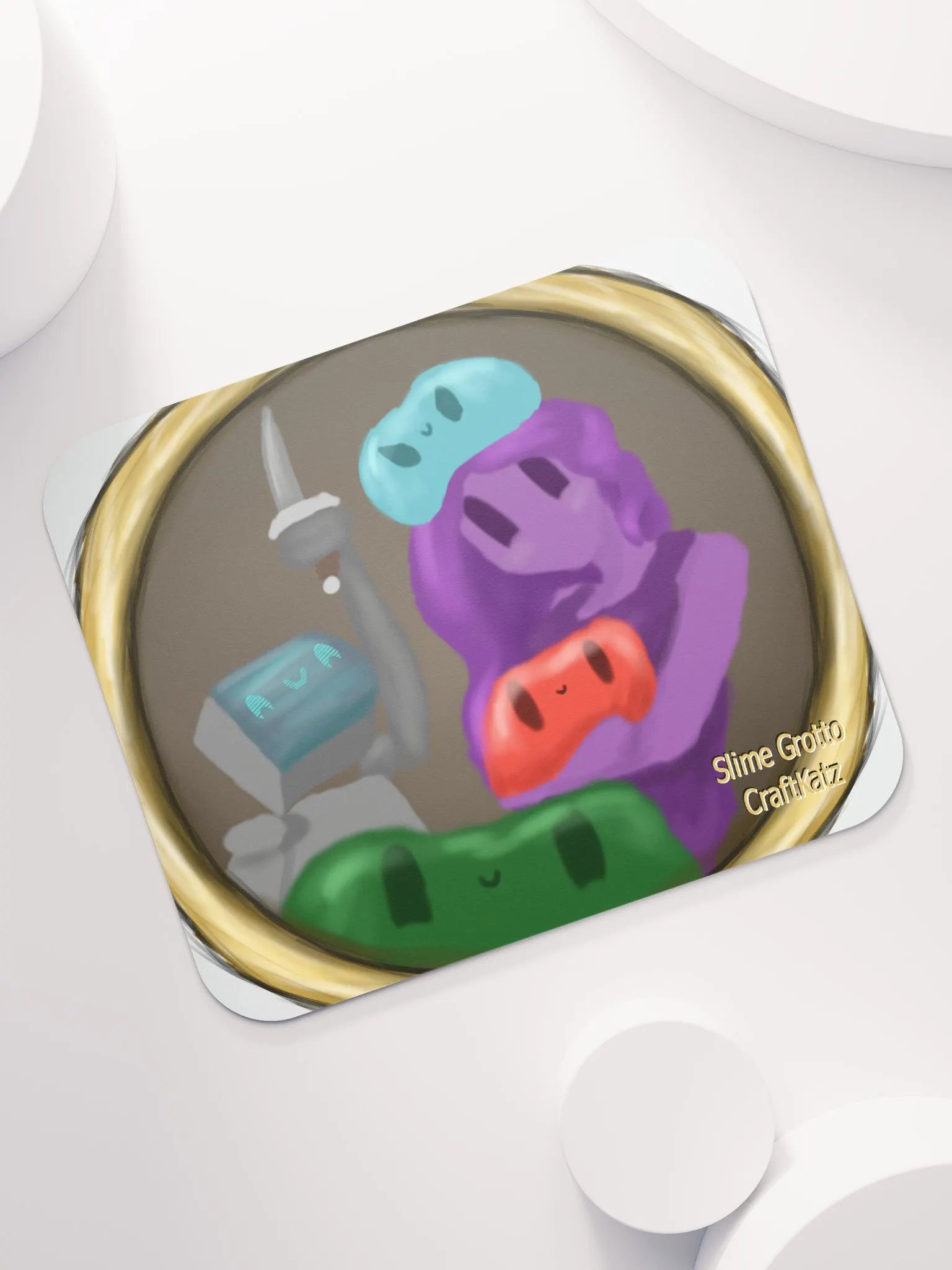 Slime Grotto Mousepad product image (7)