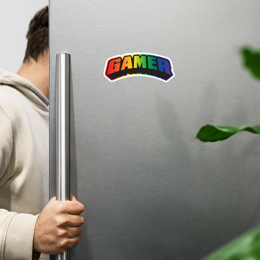 GAMER Pride Die-Cut Magnet product image (1)