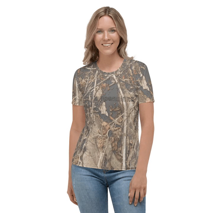 Women's Crew Neck T-Shirt - Dead Split - It Happennnns Camo product image (2)