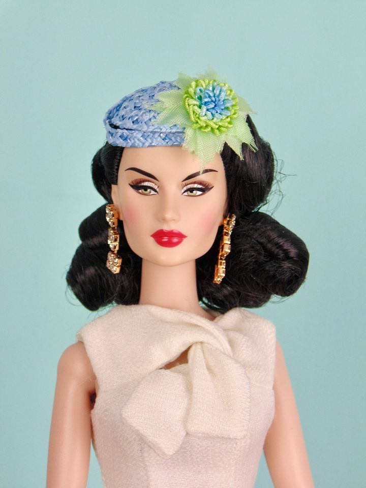 Blue/green hat for 12” fashion dolls product image (2)