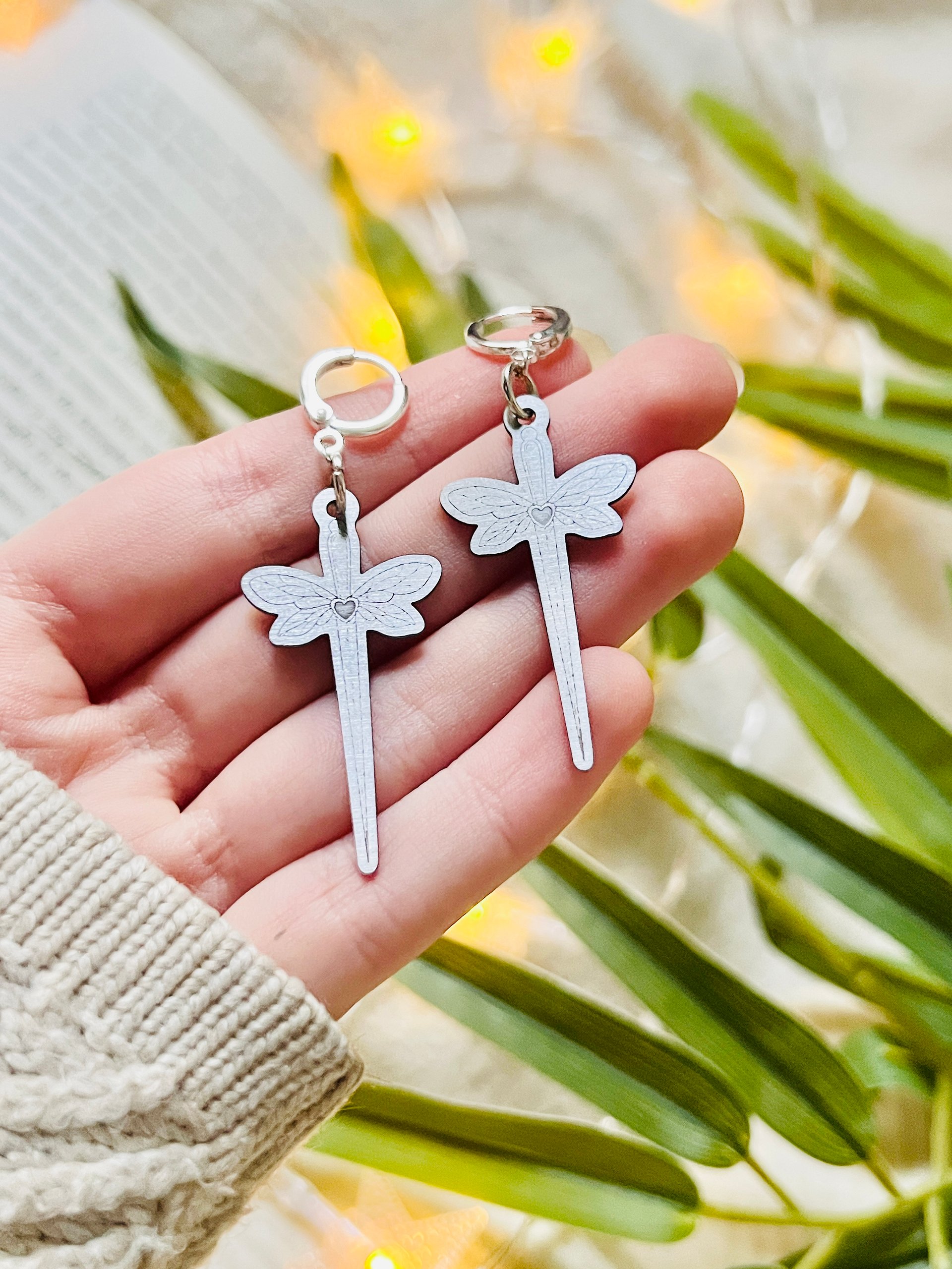 Winged Dagger Earrings product image (4)