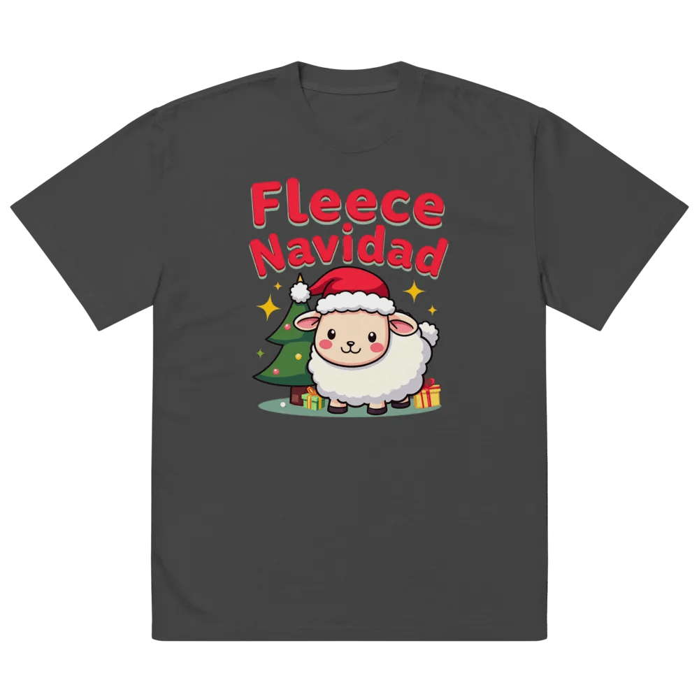Fleece Navidad Oversized T-Shirt product image (2)