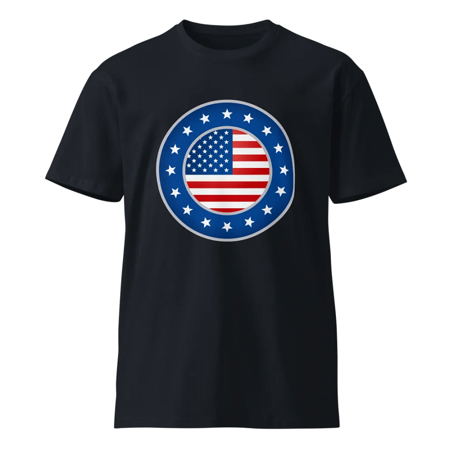 Stars & Stripes Circle T-Shirt product image (8)