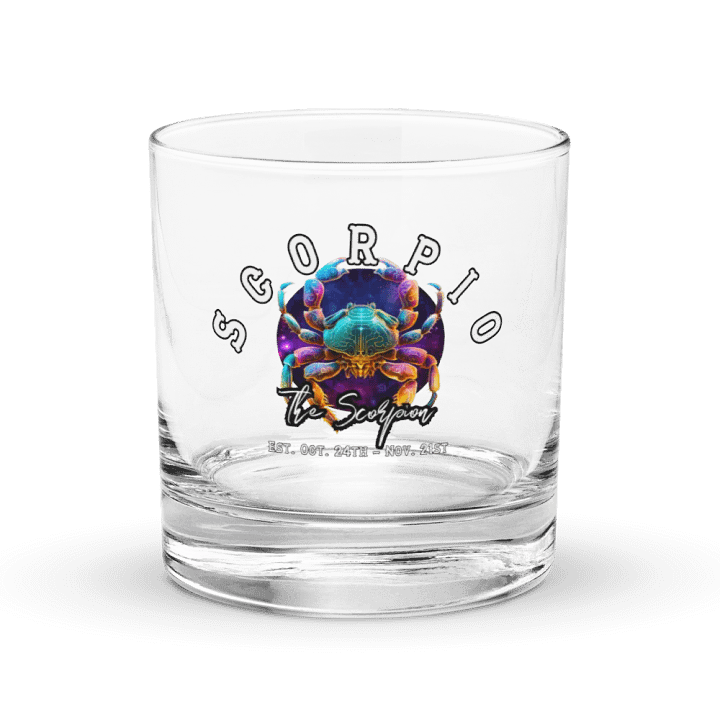 Scorpio - Zodiac Rocks Glass product image (1)