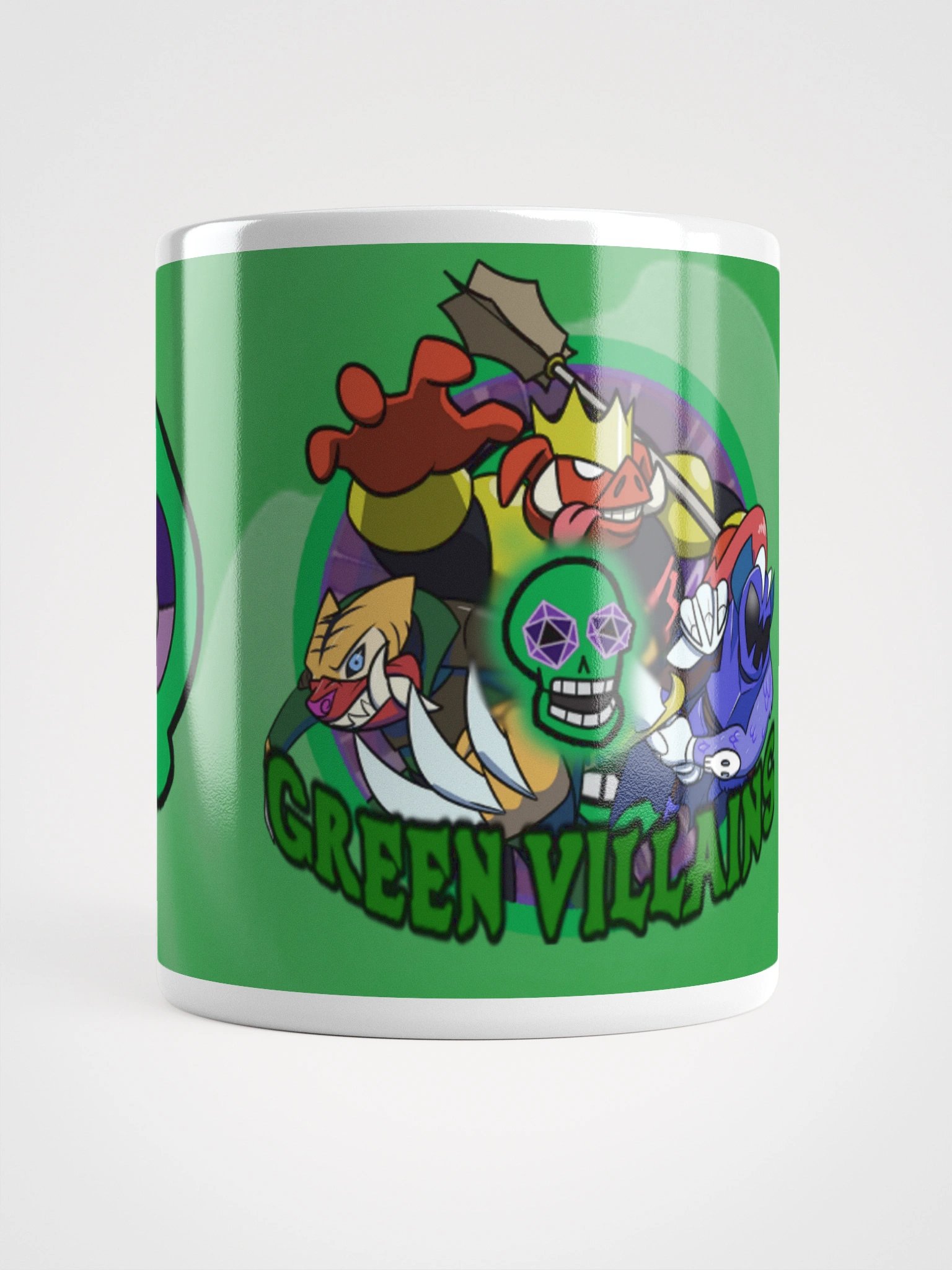 Green Villain White Mug! product image (15)