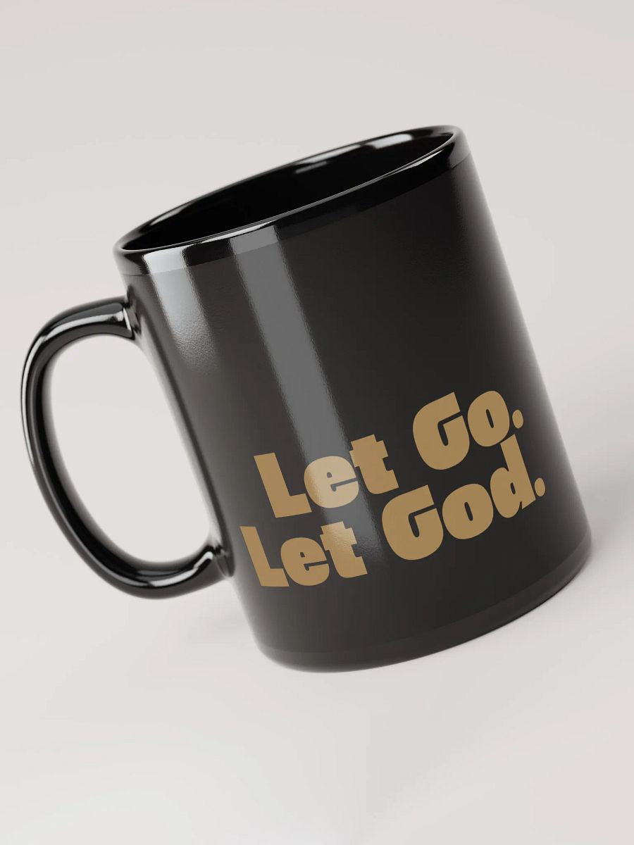 Let Go. Let God. - Coffee Mug in Black & Tan product image (4)