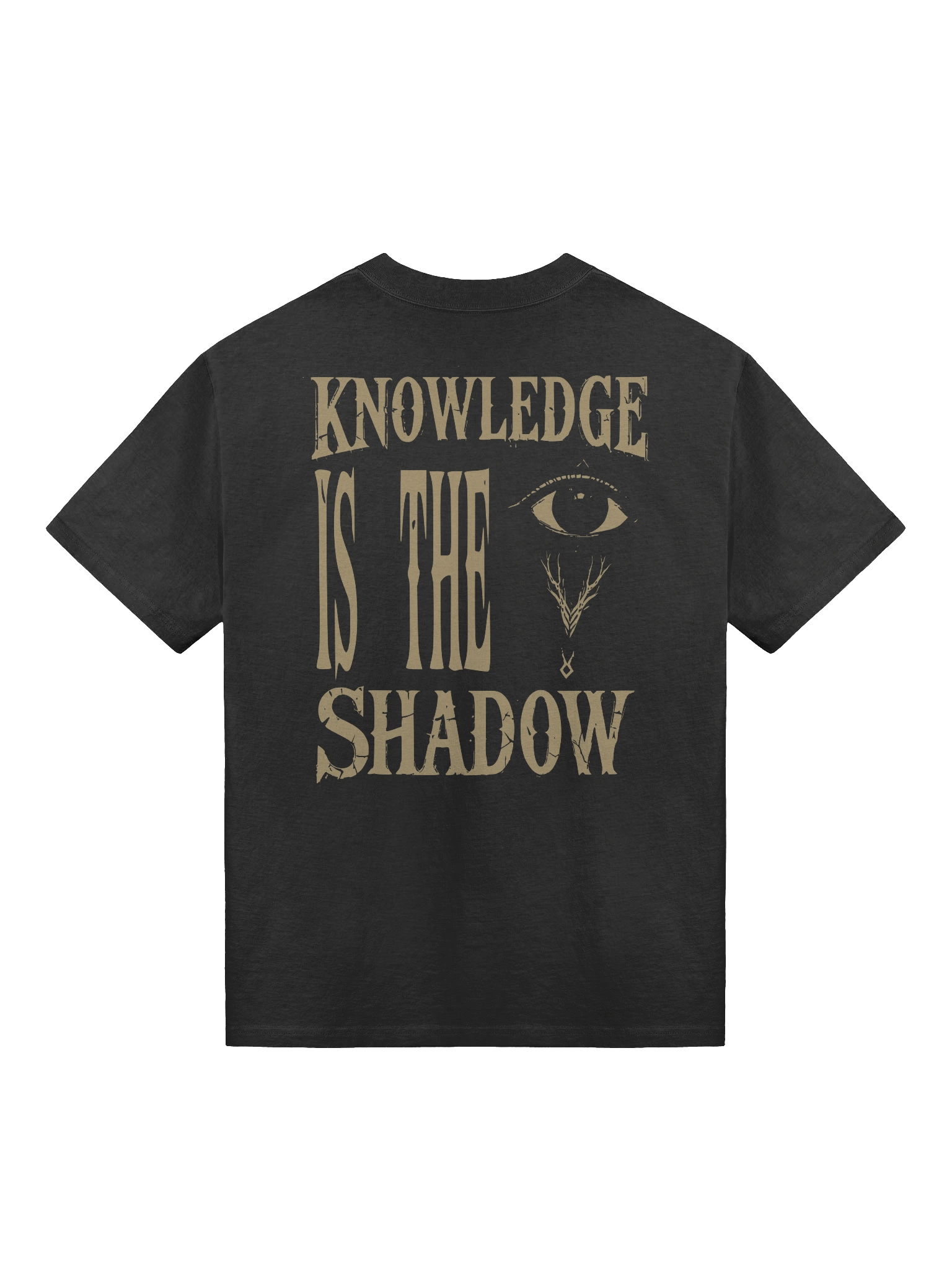 "Knowledge Is The Shadow" Tee: Embrace The Depth. 👁️🖤 product image (2)