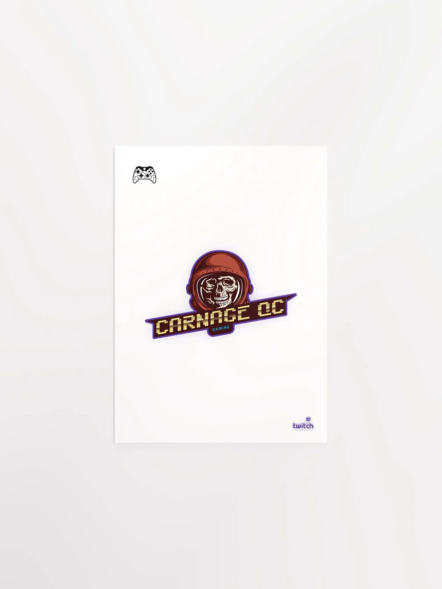 Carnage Qc Gaming Poster product image (4)