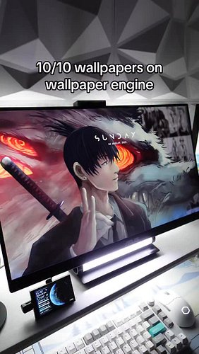 ALL WALLPAPERS 🔗 IN BIO

Wallpaper Engine is on Steam. Rainmeter tutorial for the day/date is linked in my bio @nightxparade ...