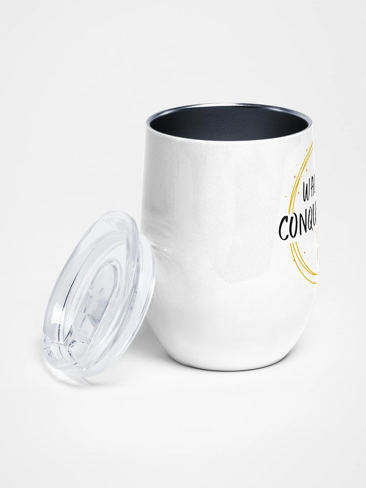 OFFICIAL Walk To Conquer CRPS stainless steel Wine Tumbler product image (2)