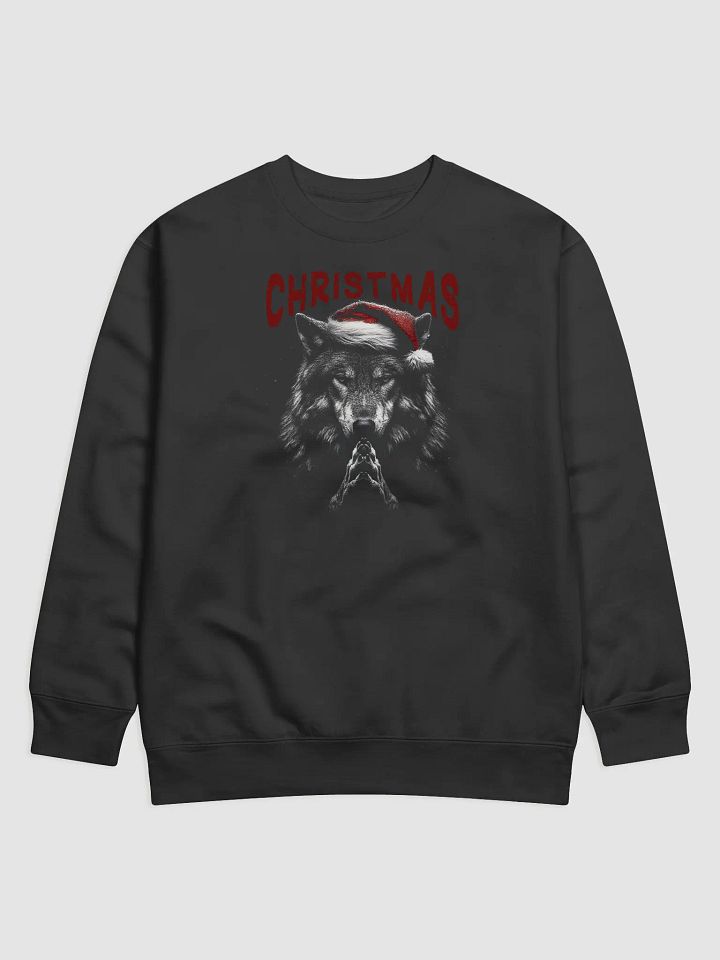 Santa Wolf Christmas Sweatshirt product image (1)