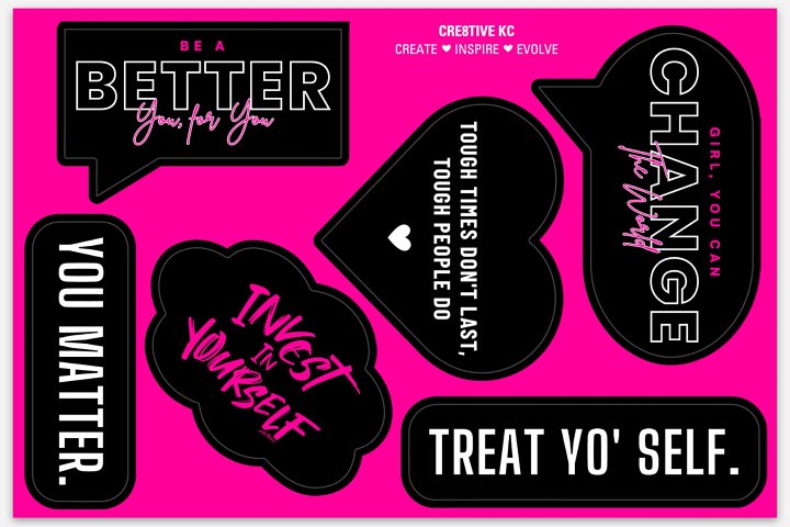 Positive Affirmations Sticker Sheet product image (1)