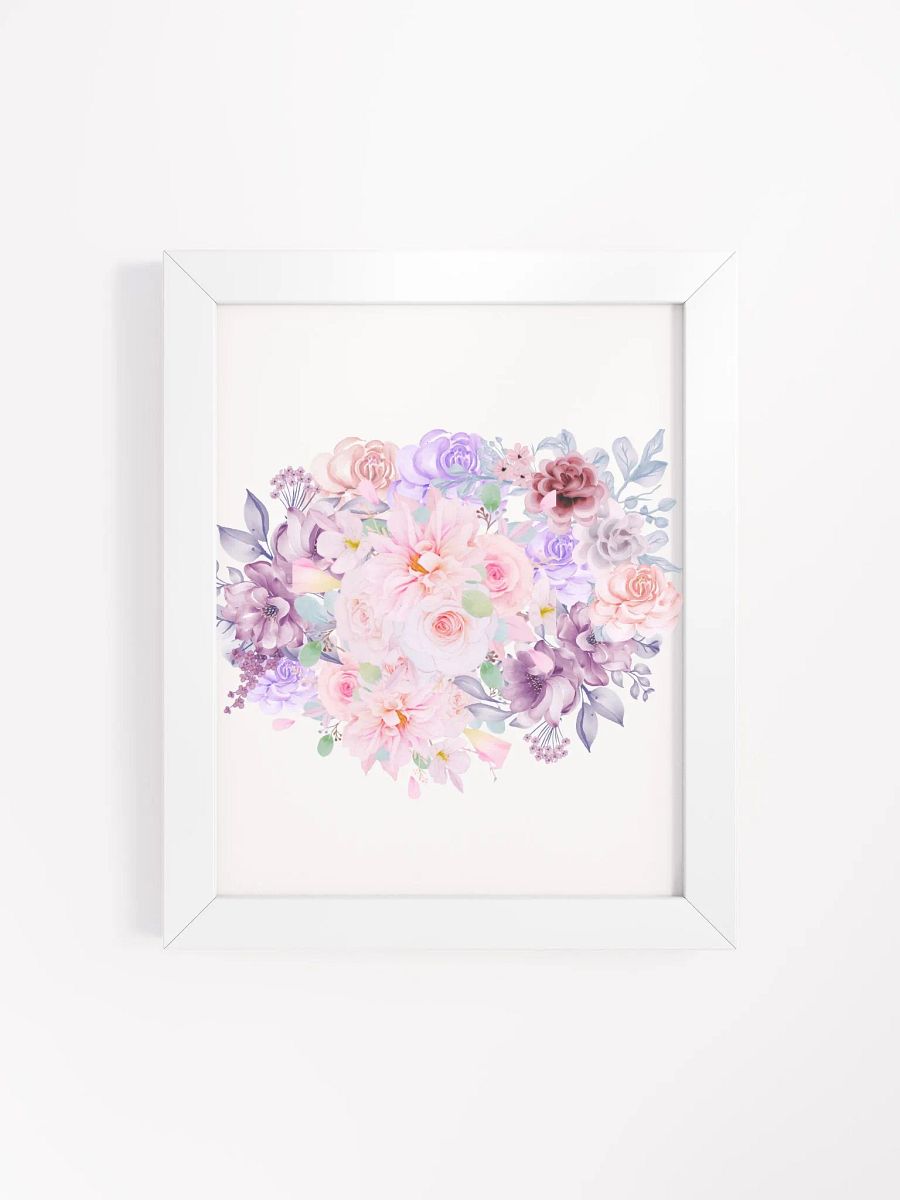 Pastel Floral Symphony Framed Poster product image (16)
