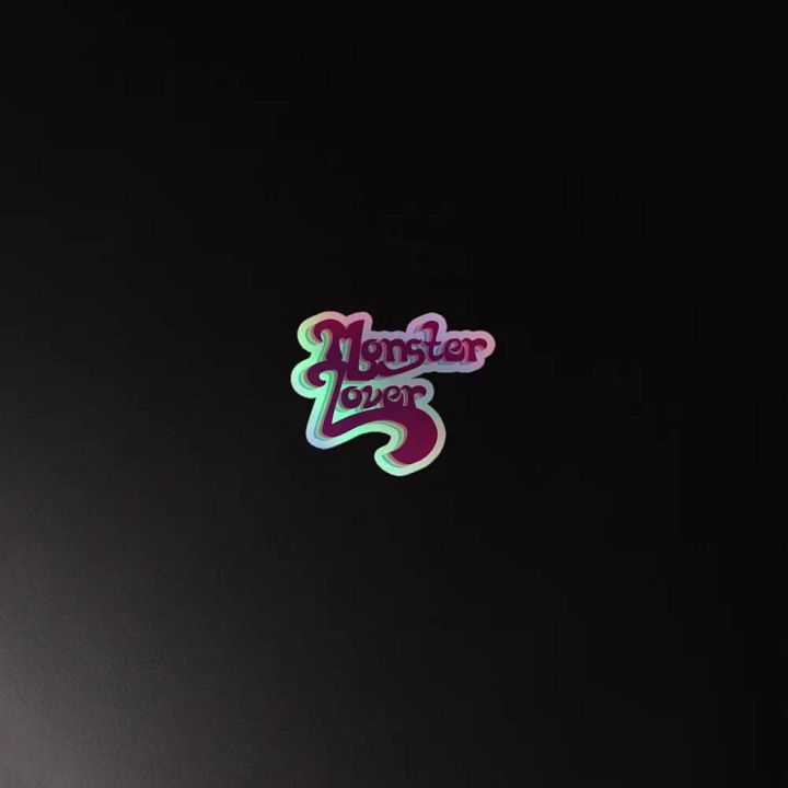 Monster Lover Holographic Sticker product image (4)