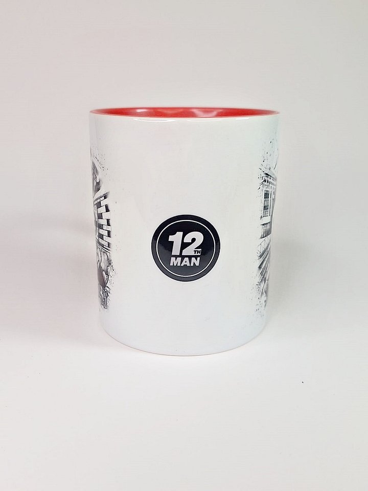 Hand-Drawn Thierry Henry Arsenal Mug – Red & White Football Fan Mug | Ideal Gift for Arsenal Supporters product image (2)