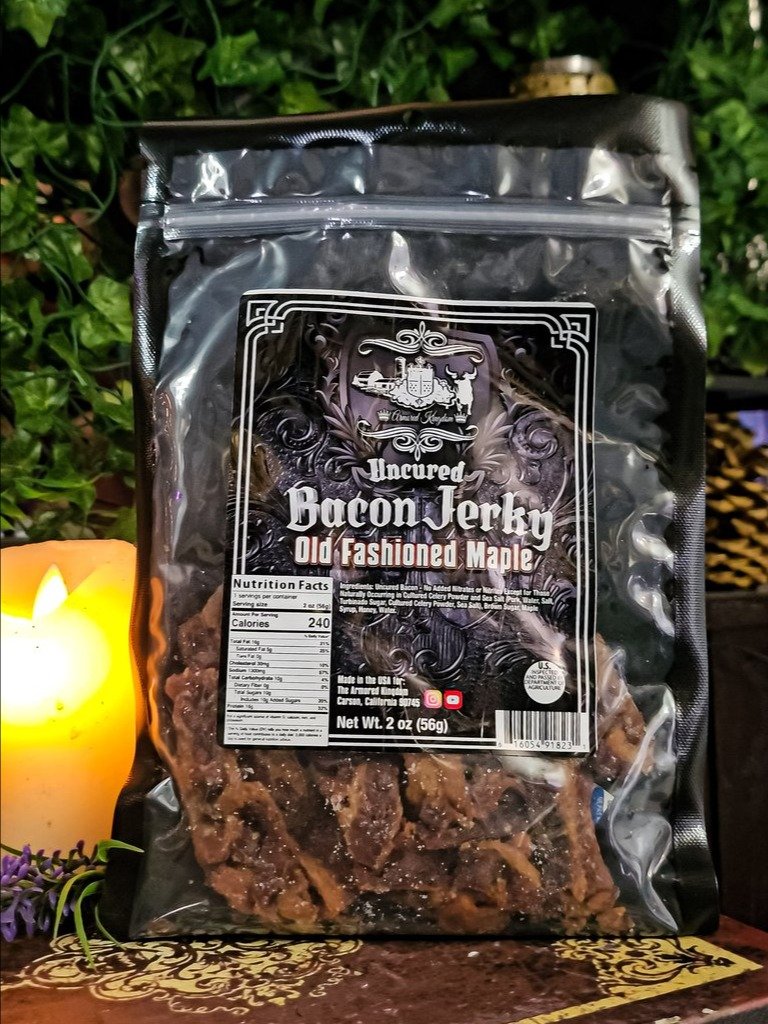 The Armored Kingdom Sriracha Style Bacon Jerky product image (3)