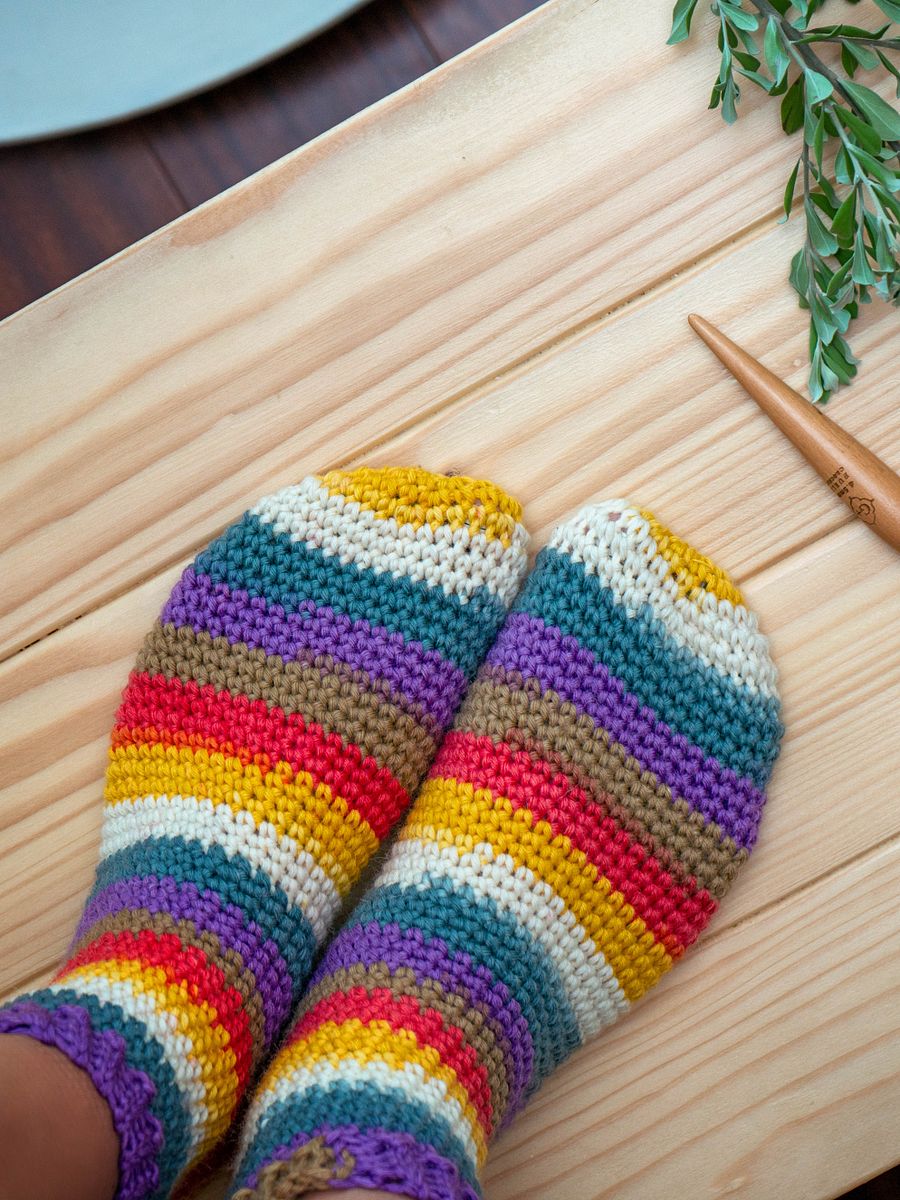 Felici Beginner Crochet Socks product image (6)